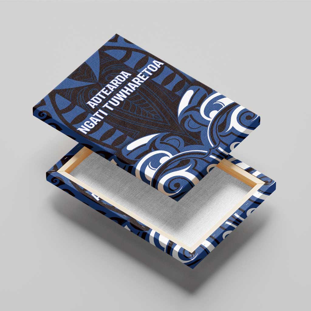 Aotearoa Ngati Tuwharetoa Canvas Wall Art Maori Pattern New Zealand - Polynesian Pride