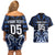 Custom Aotearoa Ngati Tuwharetoa Couples Matching Off Shoulder Short Dress and Hawaiian Shirt Maori Pattern New Zealand - Polynesian Pride