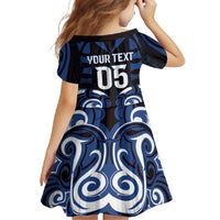 Custom Aotearoa Ngati Tuwharetoa Family Matching Short Sleeve Bodycon Dress and Hawaiian Shirt Maori Pattern New Zealand - Polynesian Pride