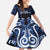 Custom Aotearoa Ngati Tuwharetoa Family Matching Summer Maxi Dress and Hawaiian Shirt Maori Pattern New Zealand - Polynesian Pride