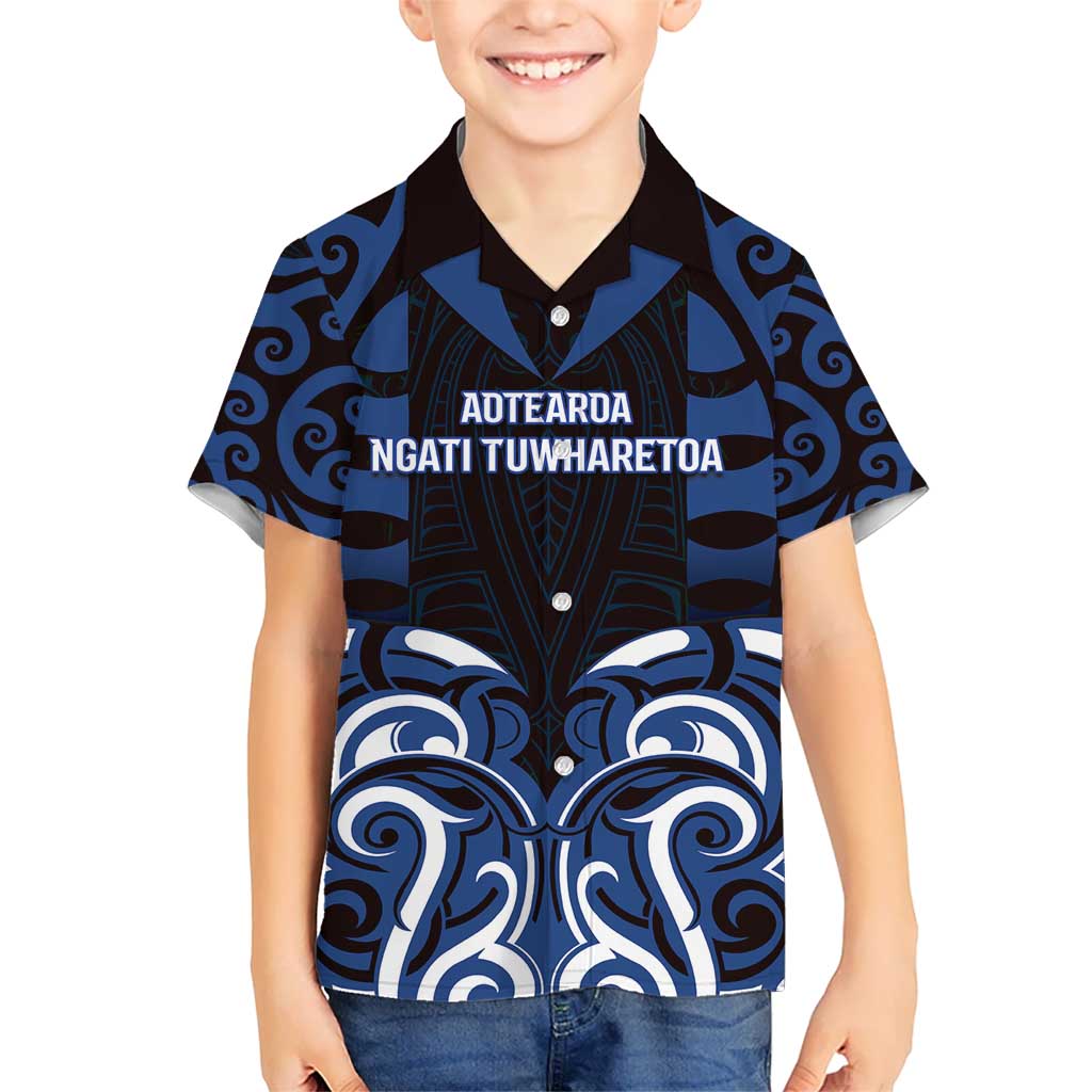 Custom Aotearoa Ngati Tuwharetoa Hawaiian Shirt Maori Pattern New Zealand - Polynesian Pride