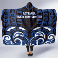 Aotearoa Ngati Tuwharetoa Hooded Blanket Maori Pattern New Zealand - Polynesian Pride