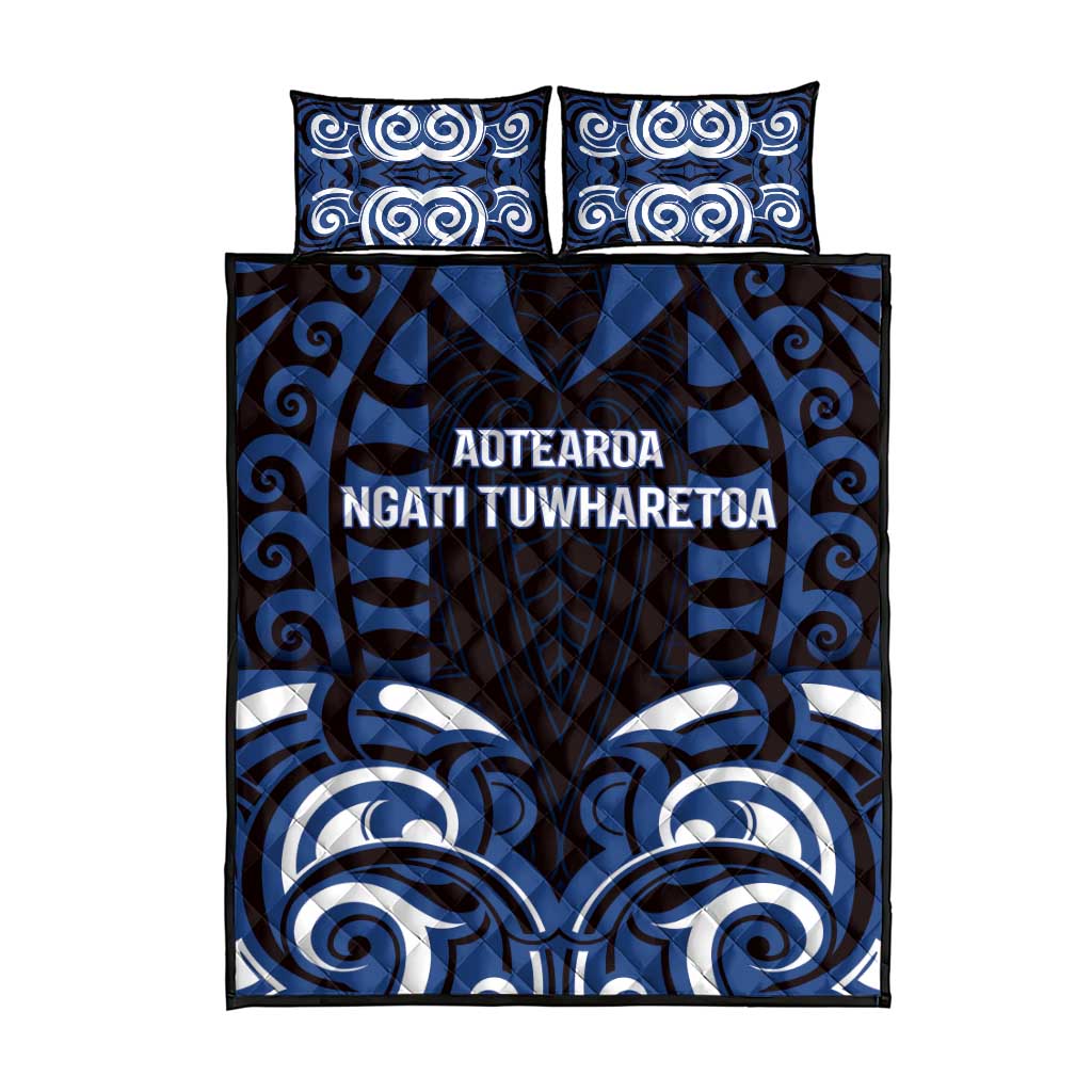 Aotearoa Ngati Tuwharetoa Quilt Bed Set Maori Pattern New Zealand - Polynesian Pride
