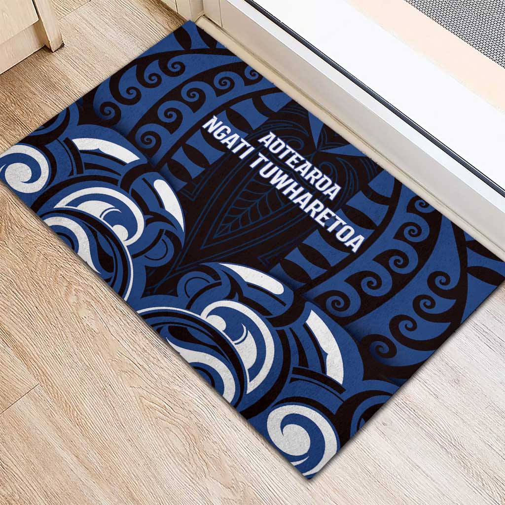 Aotearoa Ngati Tuwharetoa Rubber Doormat Maori Pattern New Zealand - Polynesian Pride