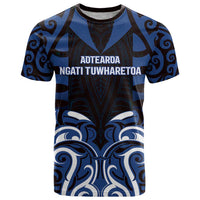 Custom Aotearoa Ngati Tuwharetoa T Shirt Maori Pattern New Zealand - Polynesian Pride