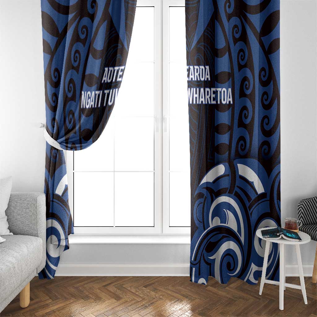 Aotearoa Ngati Tuwharetoa Window Curtain Maori Pattern New Zealand - Polynesian Pride