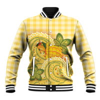 Hawaii Palaka Baseball Jacket Cute Ripe Mango Turtle On The Waves