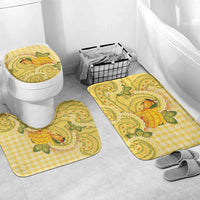 Hawaii Palaka Bathroom Set Cute Ripe Mango Turtle On The Waves