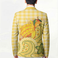 Hawaii Palaka Blazer Cute Ripe Mango Turtle On The Waves