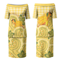 Hawaii Palaka Family Matching Puletasi and Hawaiian Shirt Cute Ripe Mango Turtle On The Waves