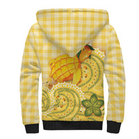 Hawaii Palaka Sherpa Hoodie Cute Ripe Mango Turtle On The Waves