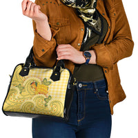 Hawaii Palaka Shoulder Handbag Cute Ripe Mango Turtle On The Waves