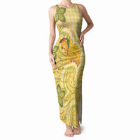 Hawaii Palaka Tank Maxi Dress Cute Ripe Mango Turtle On The Waves