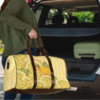 Hawaii Palaka Travel Bag Cute Ripe Mango Turtle On The Waves