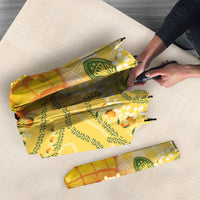 Hawaii Palaka Umbrella Cute Ripe Mango Turtle On The Waves