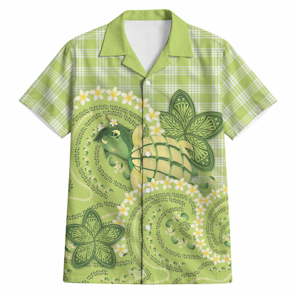 Hawaii Palaka Hawaiian Shirt Cute Green Mango Turtle On The Waves