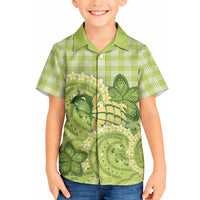 Hawaii Palaka Hawaiian Shirt Cute Green Mango Turtle On The Waves