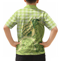 Hawaii Palaka Hawaiian Shirt Cute Green Mango Turtle On The Waves