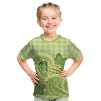 Hawaii Palaka Kid T Shirt Cute Green Mango Turtle On The Waves