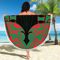 Aotearoa Ngati Hine Beach Blanket Maori Pattern New Zealand - Polynesian Pride