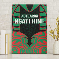 Aotearoa Ngati Hine Canvas Wall Art Maori Pattern New Zealand - Polynesian Pride