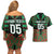 Custom Aotearoa Ngati Hine Couples Matching Off Shoulder Short Dress and Hawaiian Shirt Maori Pattern New Zealand - Polynesian Pride