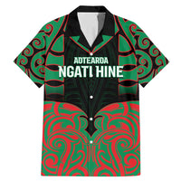 Custom Aotearoa Ngati Hine Family Matching Mermaid Dress and Hawaiian Shirt Maori Pattern New Zealand - Polynesian Pride