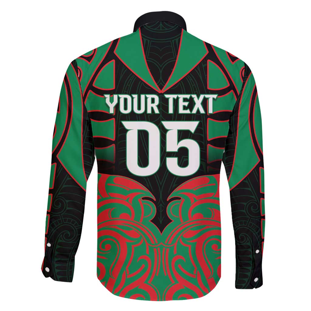 Custom Aotearoa Ngati Hine Family Matching Tank Maxi Dress and Hawaiian Shirt Maori Pattern New Zealand - Polynesian Pride