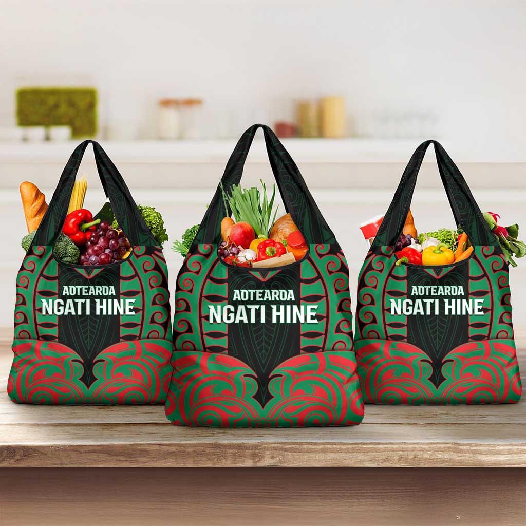 Aotearoa Ngati Hine Grocery Bag Maori Pattern New Zealand - Polynesian Pride