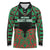 Custom Aotearoa Ngati Hine Long Sleeve Polo Shirt Maori Pattern New Zealand - Polynesian Pride