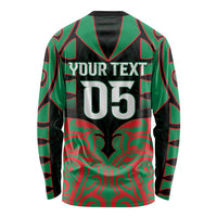 Custom Aotearoa Ngati Hine Long Sleeve Shirt Maori Pattern New Zealand - Polynesian Pride