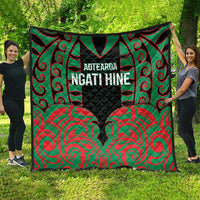 Aotearoa Ngati Hine Quilt Maori Pattern New Zealand - Polynesian Pride