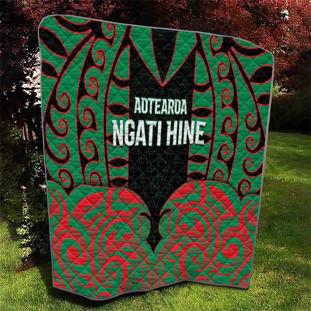 Aotearoa Ngati Hine Quilt Maori Pattern New Zealand - Polynesian Pride