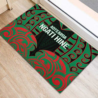 Aotearoa Ngati Hine Rubber Doormat Maori Pattern New Zealand - Polynesian Pride