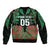 Custom Aotearoa Ngati Hine Sleeve Zip Bomber Jacket Maori Pattern New Zealand - Polynesian Pride
