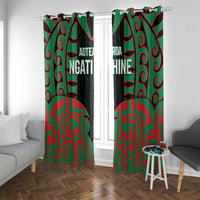 Aotearoa Ngati Hine Window Curtain Maori Pattern New Zealand - Polynesian Pride