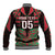 Custom Aotearoa Tuhoe Baseball Jacket Maori Pattern New Zealand - Polynesian Pride