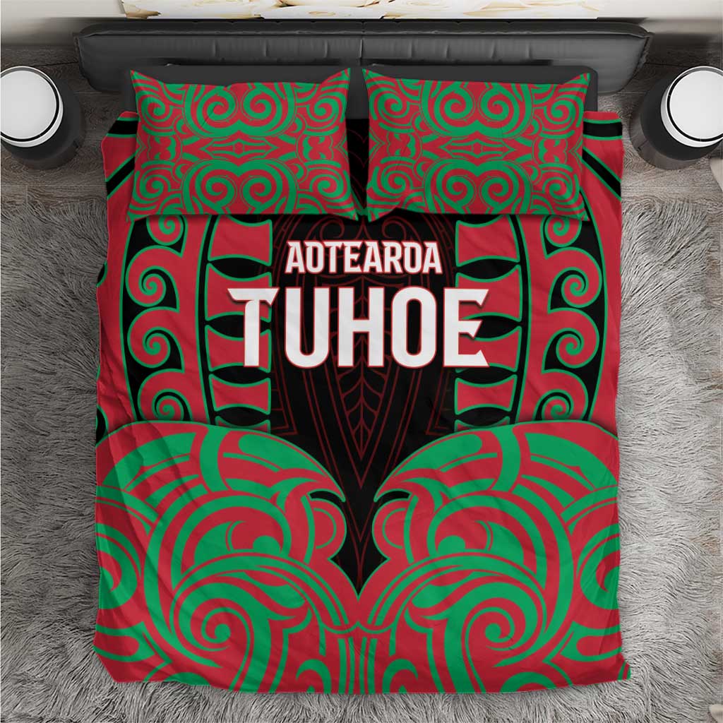 Aotearoa Tuhoe Bedding Set Maori Pattern New Zealand - Polynesian Pride