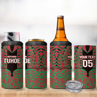 Custom Aotearoa Tuhoe 4 in 1 Can Cooler Tumbler Maori Pattern New Zealand - Polynesian Pride