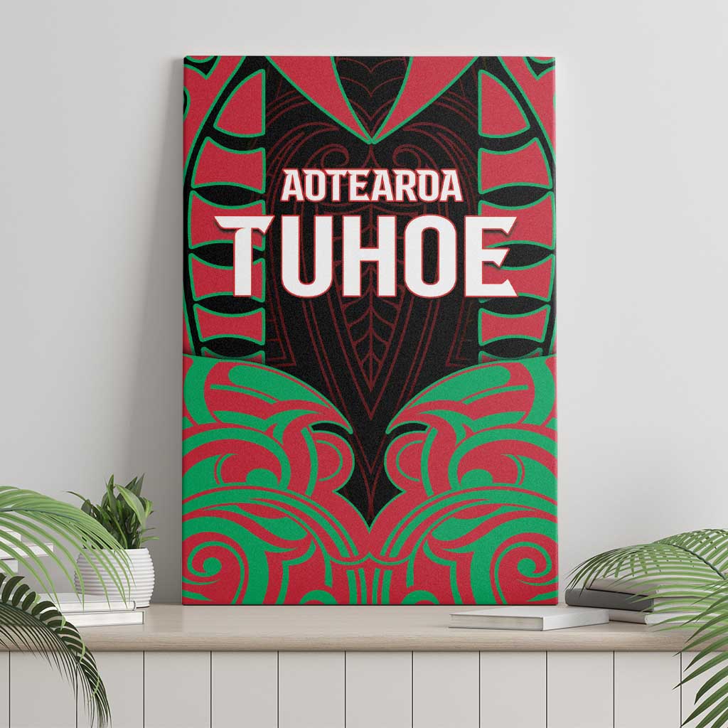 Aotearoa Tuhoe Canvas Wall Art Maori Pattern New Zealand - Polynesian Pride