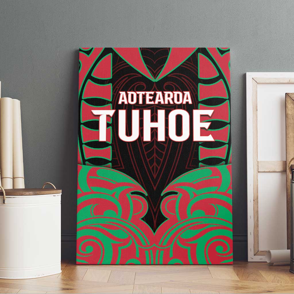 Aotearoa Tuhoe Canvas Wall Art Maori Pattern New Zealand - Polynesian Pride