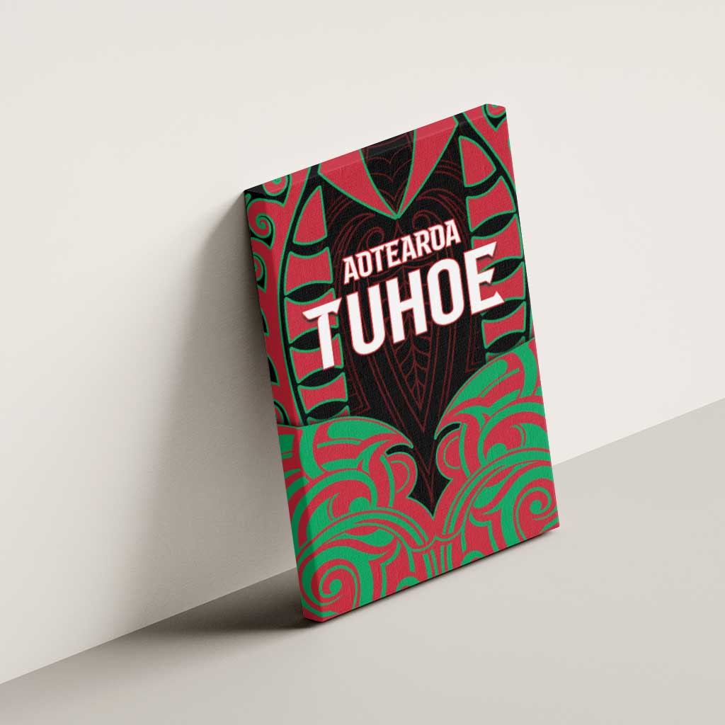 Aotearoa Tuhoe Canvas Wall Art Maori Pattern New Zealand - Polynesian Pride