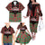 Custom Aotearoa Tuhoe Family Matching Off The Shoulder Long Sleeve Dress and Hawaiian Shirt Maori Pattern New Zealand - Polynesian Pride