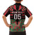 Custom Aotearoa Tuhoe Family Matching Off Shoulder Short Dress and Hawaiian Shirt Maori Pattern New Zealand - Polynesian Pride