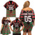 Custom Aotearoa Tuhoe Family Matching Off Shoulder Short Dress and Hawaiian Shirt Maori Pattern New Zealand - Polynesian Pride