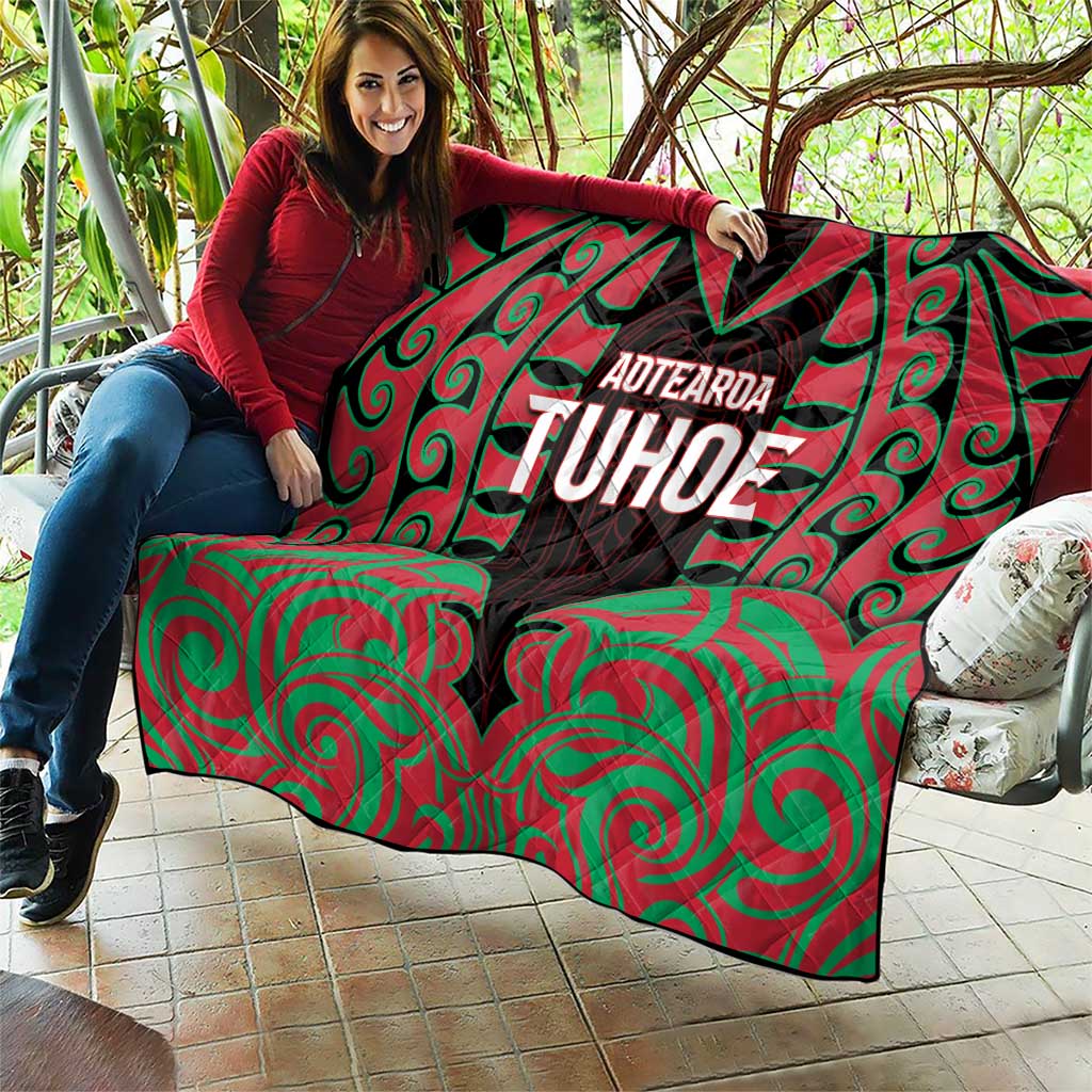 Aotearoa Tuhoe Quilt Maori Pattern New Zealand - Polynesian Pride