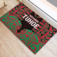 Aotearoa Tuhoe Rubber Doormat Maori Pattern New Zealand - Polynesian Pride