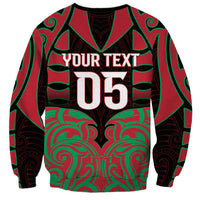 Custom Aotearoa Tuhoe Sweatshirt Maori Pattern New Zealand - Polynesian Pride