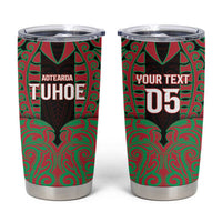 Custom Aotearoa Tuhoe Tumbler Cup Maori Pattern New Zealand - Polynesian Pride
