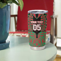 Custom Aotearoa Tuhoe Tumbler Cup Maori Pattern New Zealand - Polynesian Pride